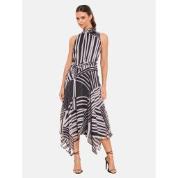 Lipsy Rochie negru / alb