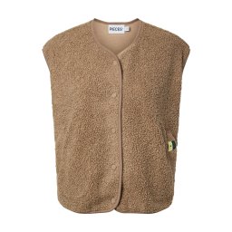 PIECES Vestă 'PCKATTY' bej închis