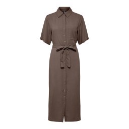 PIECES Rochie tip bluză 'PCPIA' ciocolatiu
