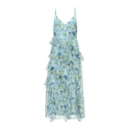 VERO MODA Rochie de vară 'VMSmilla' albastru deschis / oliv / alb murdar