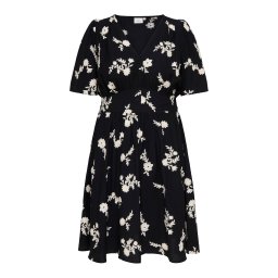 ONLY Carmakoma Rochie 'CARElsi' negru / alb
