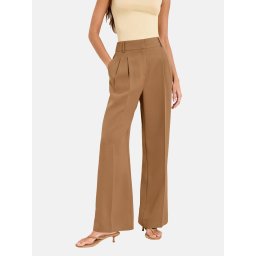 Lipsy Pantaloni cutați maro cămilă