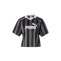 PUMA Tricou funcțional 'Ess' gri / negru / alb