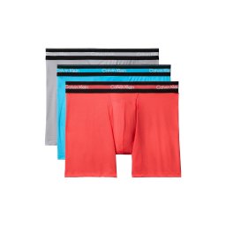 Calvin Klein Underwear Boxeri azur / gri / roz zmeură / alb