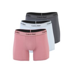 Calvin Klein Underwear Boxeri albastru pastel / gri grafit / roz pal