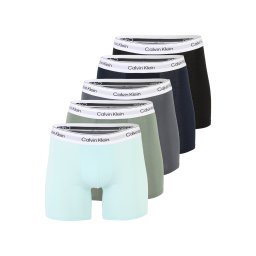 Calvin Klein Underwear Boxeri bleumarin / gri bazalt / verde mentă / verde kiwi / negru