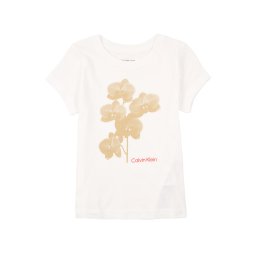 Calvin Klein Jeans Tricou nisipiu / roșu cranberry / alb