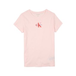 Calvin Klein Jeans Tricou albastru / roz / roșu