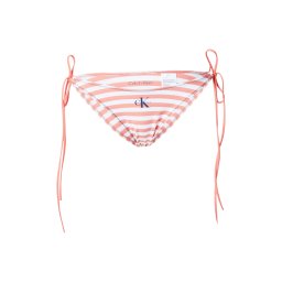 Calvin Klein Swimwear Slip costum de baie albastru închis / portocaliu / alb