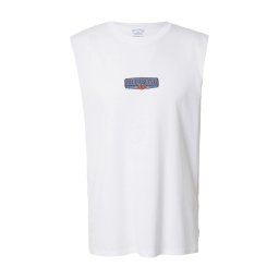 BILLABONG Tricou 'Since 73 Burleigh' albastru închis / roșu ruginiu / negru / alb