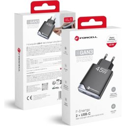 Forcell Încărcător Fără Cablu GaN 3 cu Port USB-C 45W Livrarea energiei