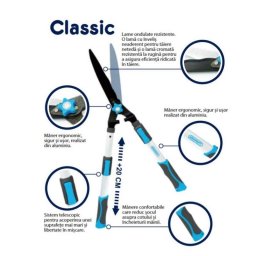 Foarfeca de gradinarit telescopica cu lama ondulata Premium AquaCraft