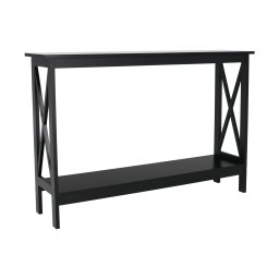 Consola mdf negru Apolos 120x30x80 cm