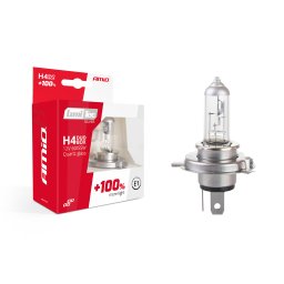 Set becuri cu halogen H4 12V 60 55W LumiTec SILVER + 100% DUO BOX