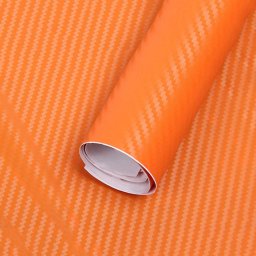 Folie colantare auto Carbon 3D - Orange (3m x 1,27m)