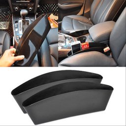 Set 2 organizatoare auto de tip buzunar , montaj intre scaun si consola centrala, dimensiune 35 x 11 cm