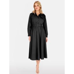 Rochie elegantă cu broșă PERSO