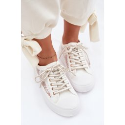 Teniși cu platformă și șireturi Lee Cooper pentru femei