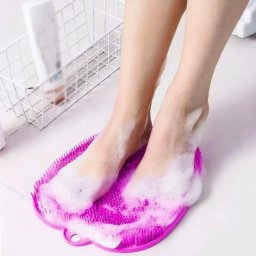 Perie pentru picioare din silicon, curatare, exfoliere si masaj