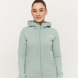 GymBeam Hanorac cu fermoar pentru femei Limitless Eucalypt XL