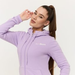GymBeam Hanorac cu fermoar pentru femei Limitless Lavender XS