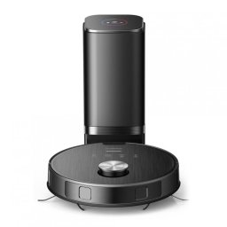 Robot de Aspirare Heinner HI-RoboX PRO+ (HRVC-MAI52DSBK) Functie de Mop Acumulator 5200mAh Statie de Golire Automata Negru