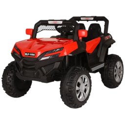 Masina electrica 119A, 4x4, 12V-7Ah, 4x35W, telecomanda, rosu