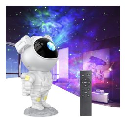 Lampa cu proiectii Galaxy Astronaut, cu telecomanda