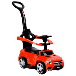 Masinuta copii 5188T rosu, 6V cu maner parental, lumini si muzica, 1-3 ani, 20 kg