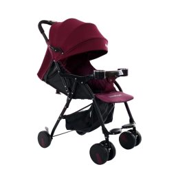 Carucior sport 210S visiniu, ultra usor, pliabil, 3 pozitii