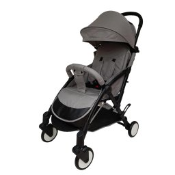 Carucior sport B508 gri, pliabil compact, 0-36 luni, 6.1 kg, reclinabil, cos depozitare