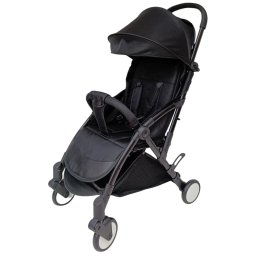 Carucior sport B508 negru, pliabil compact, 0-36 luni, 6.1 kg, reclinabil, cos depozitare