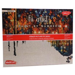 Set pictura pe numere Parc, 40x50 cm, Daco