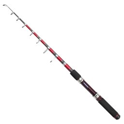 Lanseta telespin carbon Baracuda Chunky 2.1 m, A: 10-35 g, 10 tronsoane, lungime stransa 36 cm