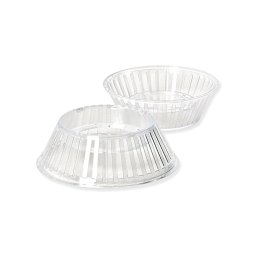 Baze Oua Ciocolata 350 g, Material Plastic Transparent, O10xH3.6 cm, Set 5 Buc