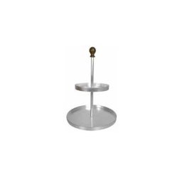 Suport Bufet, Candy Bar FINGER FOOD, O 20-13 x H 32 cm, Aluminiu si Bronz