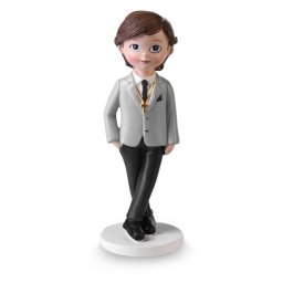 Figurina necomestibila Baiat Prima Comuniune H 16 cm
