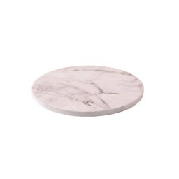 Platou Tort Model Marmura Alba, O 36 x H 1.2 cm