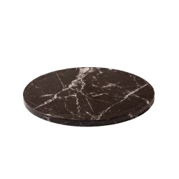 Platou Tort Model Marmura Neagra, O 40 x H 1.2 cm