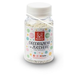 Perle Zahar Alb si Argintiu 100 g