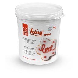 Glazura Icing Rosu, Modecor 1 kg