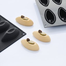 Forma Silicon Quenelle 6 x 3.1 x H 2.3 cm, 12 cavitati, 22 ml