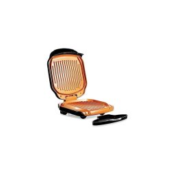 Gratar electric compact Grill Ti-Cerama 900W Negru/ Portocaliu