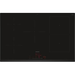 Plita Plita cu Inductie Incorporabila 4 Zone de Gatit 80 cm Negru Touch Control, Booster, Timer Electronic, Protectie Copii