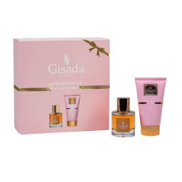 Gisada Ambassador Set cadou pentru Femei 50 ml EDP + 100 ml gel de duș