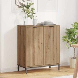 Bufet stejar artizanal 69.5 x 33 x 82 cm Lemn compozit GartenMobel Dekor