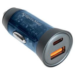 Incarcator auto 45W Kruger&Matz cu USB-A si USB-C, Quick Charge + PD