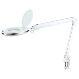 Lampa LED cu lupa 10W, 6500K, prindere cu menghina pe masa