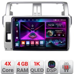 Navigatie Android Toyota Land Cruiser Prado J150 2014-2017, 4GB RAM, 64GB