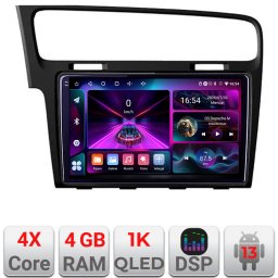 Navigatie dedicata VW Golf 7 cu Android 13, 4GB RAM, 64GB si ecran InCell 1K